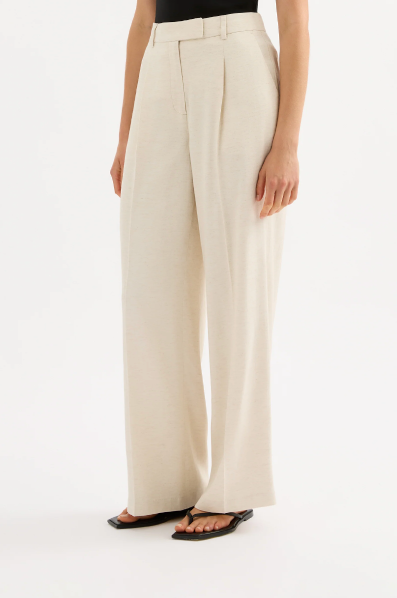 Logan Tailored Pant Bone