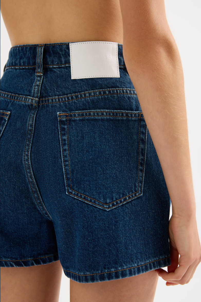 Organic Mom Short Force Blue