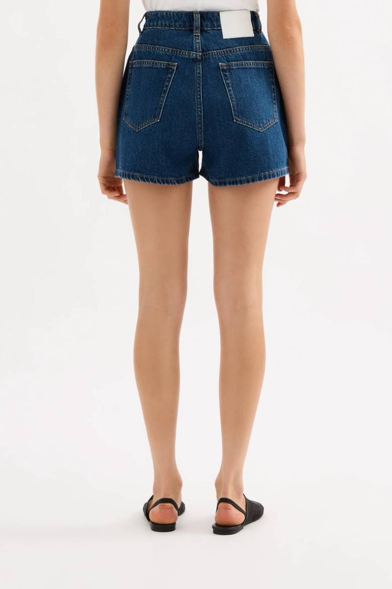 Organic Mom Short Force Blue