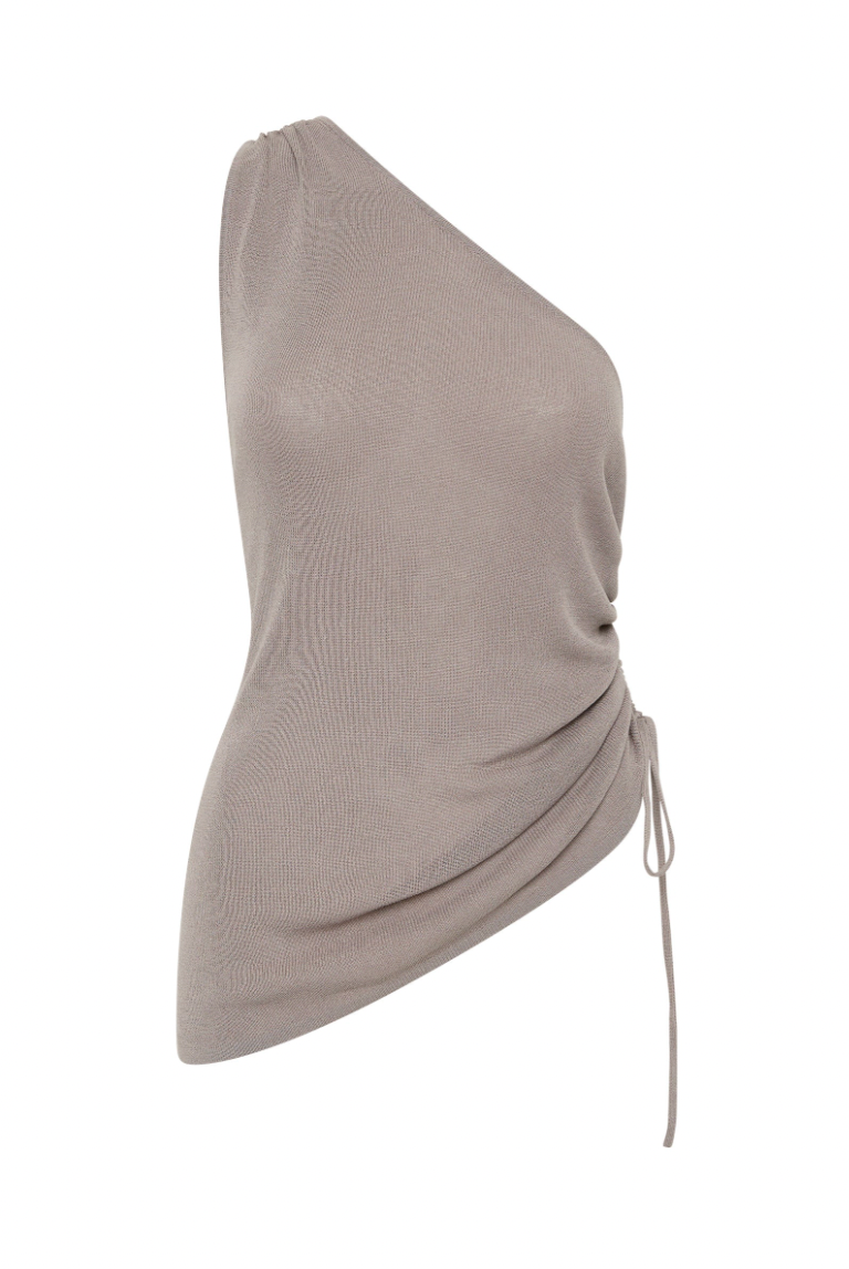 Yumi Knit Top Pewter