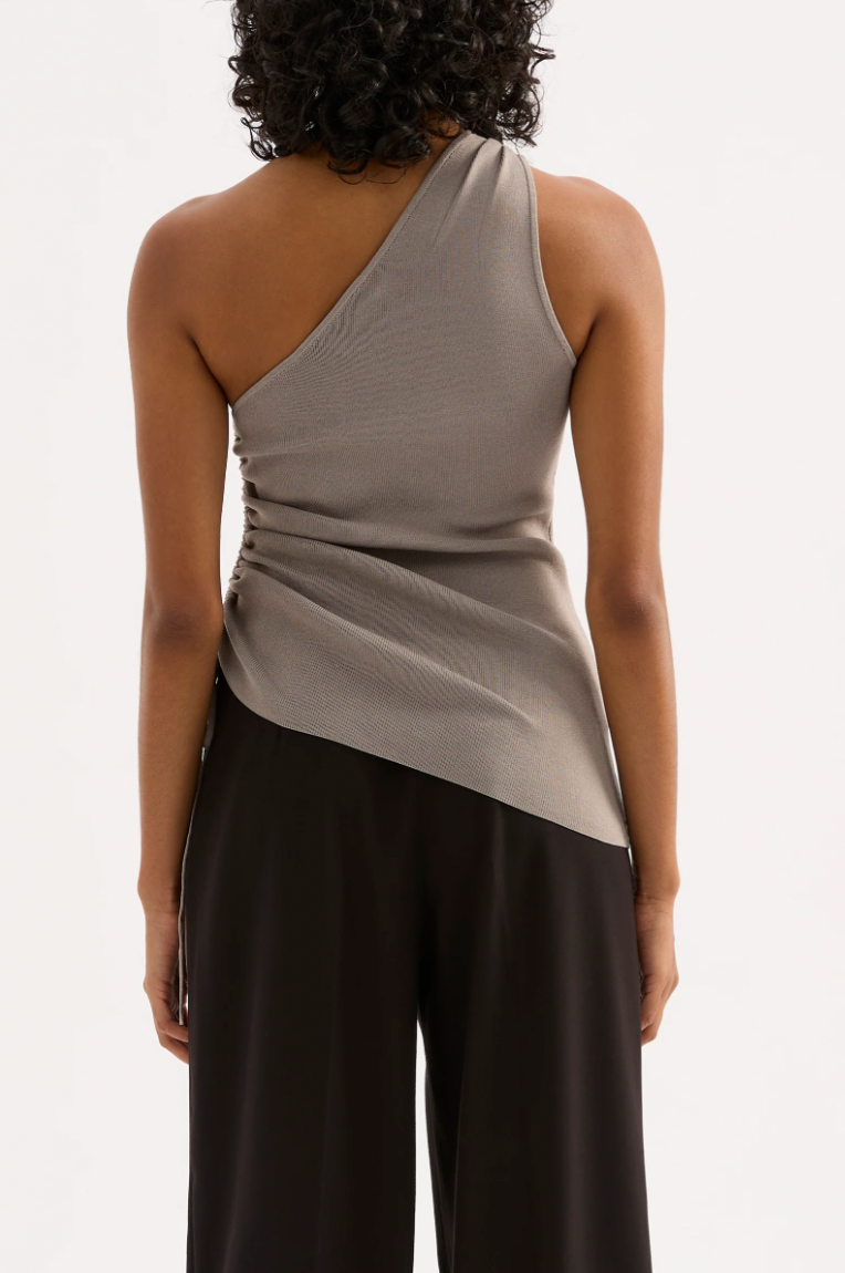 Yumi Knit Top Pewter