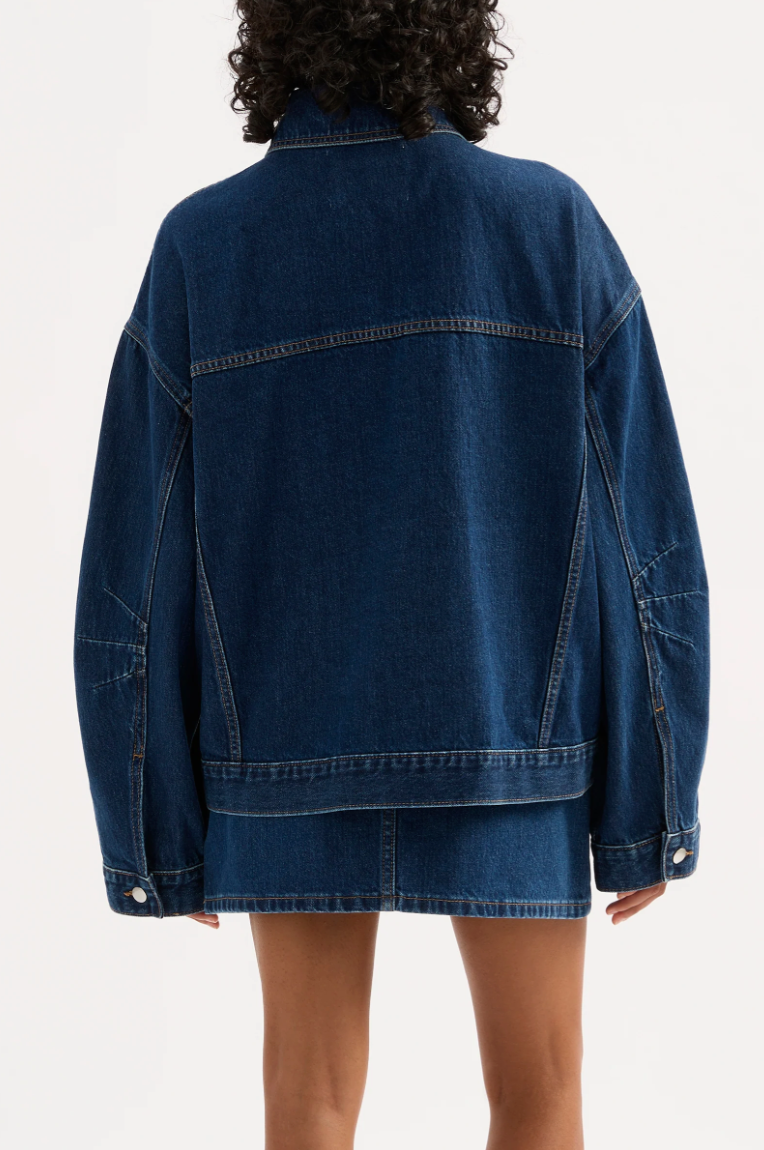 Sia Denim Jacket Force Blue