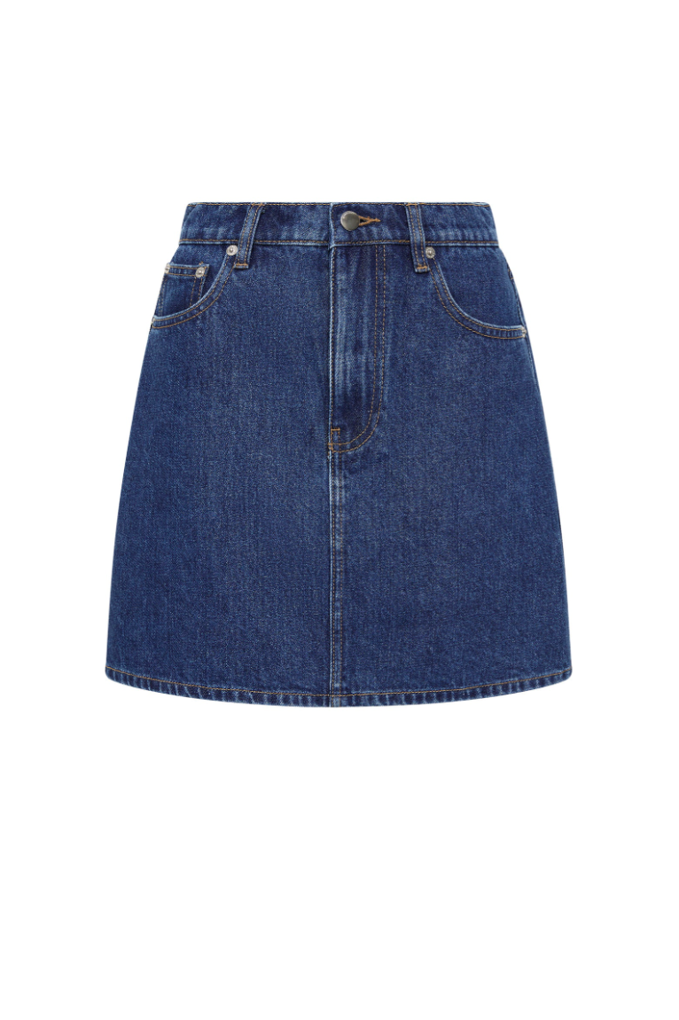 Sia Denim Skirt Force Blue