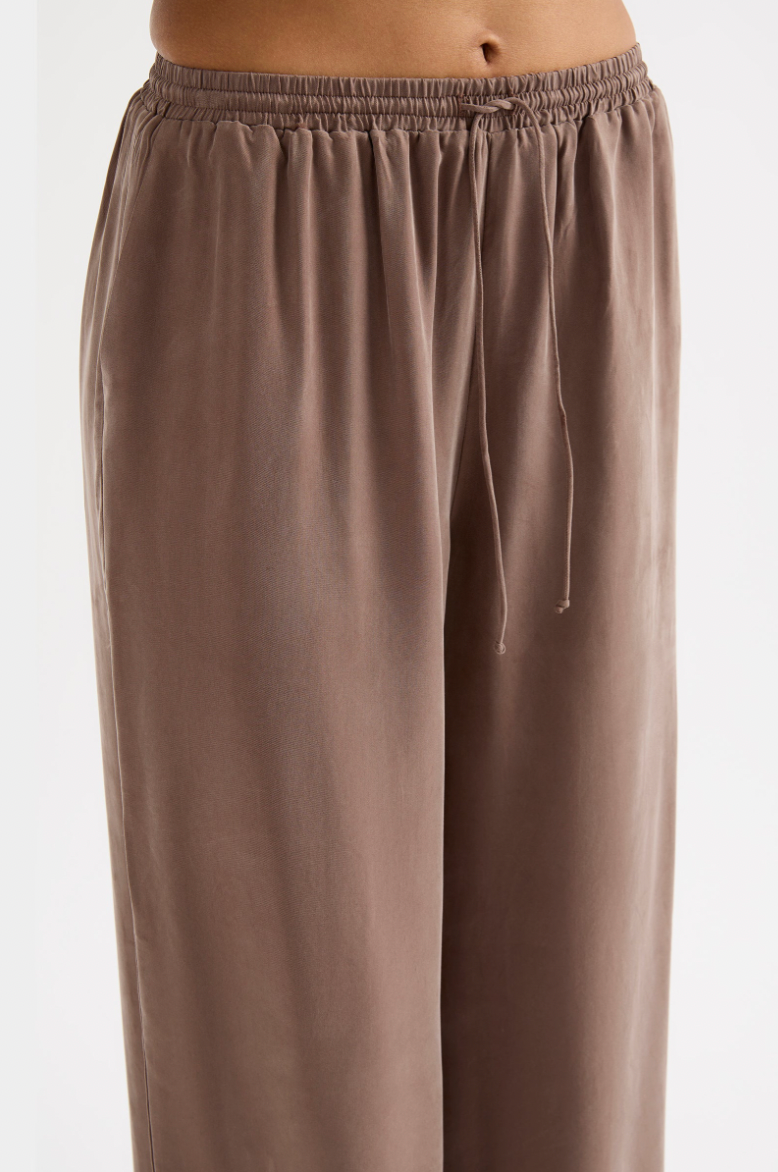 Rika Cupro Pant Chestnut