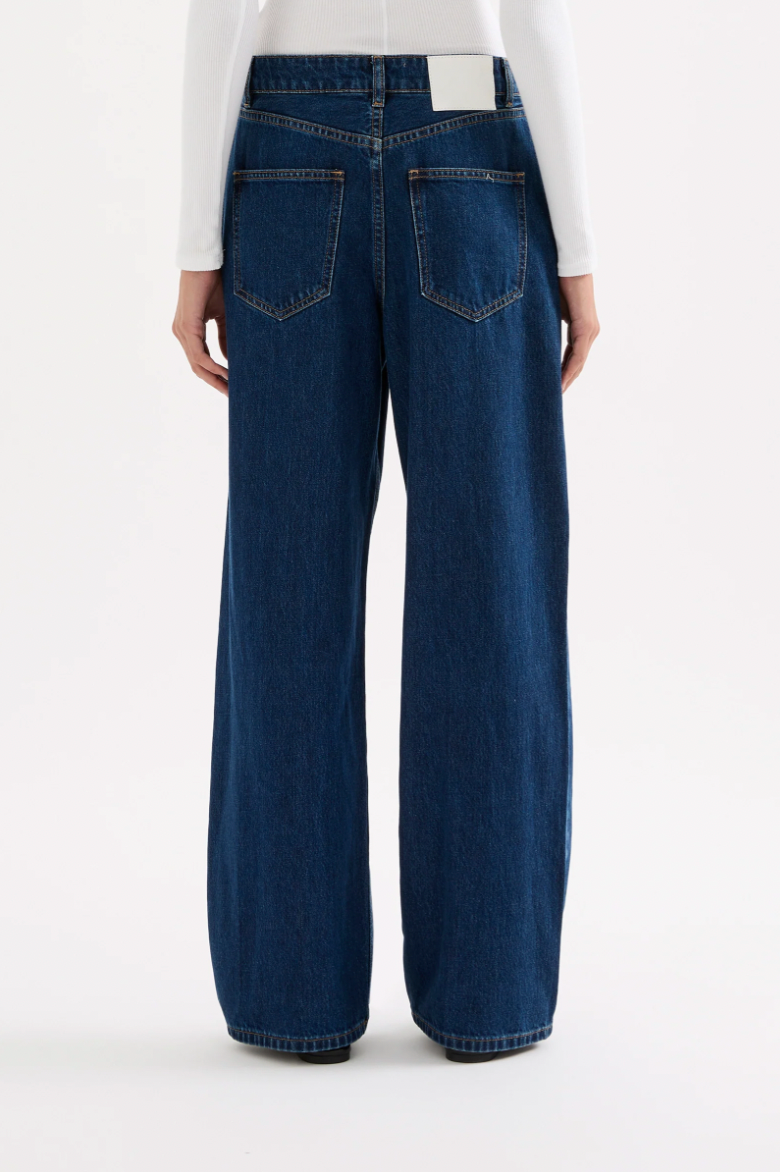 Organic Baggy Jean Force Blue