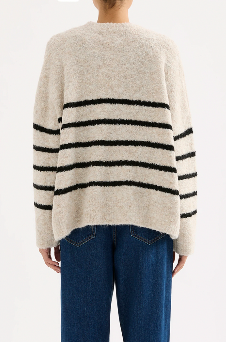 Oatmeal Stripe Elias Knit
