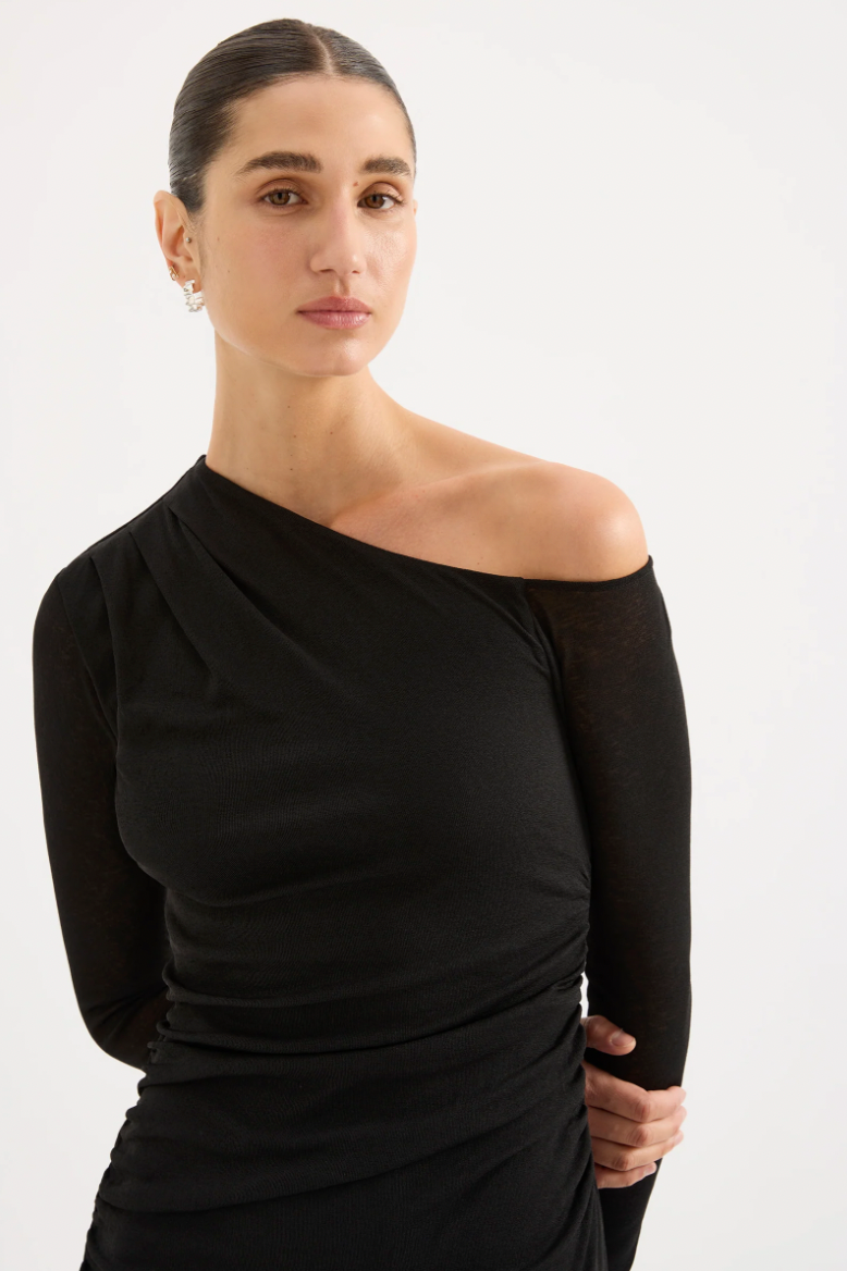 Orelia LS Maxi Dress Black