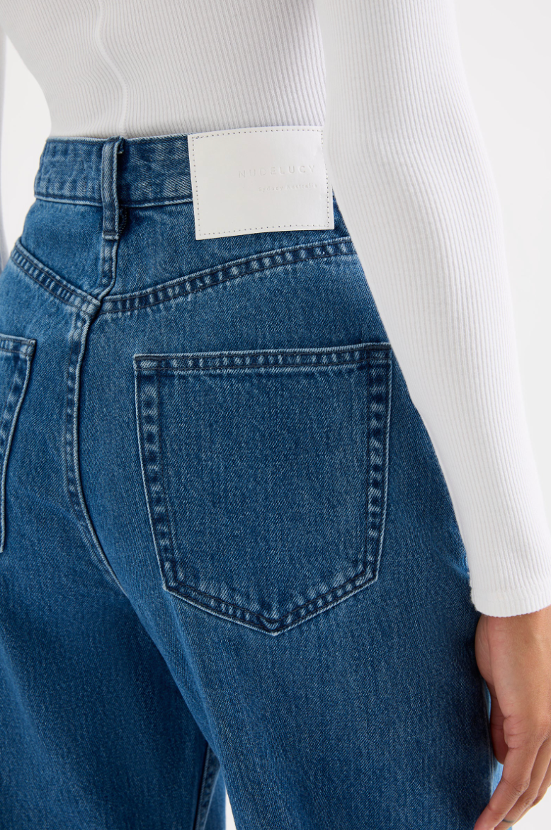 Organic Relaxed Jean Fresh Blue