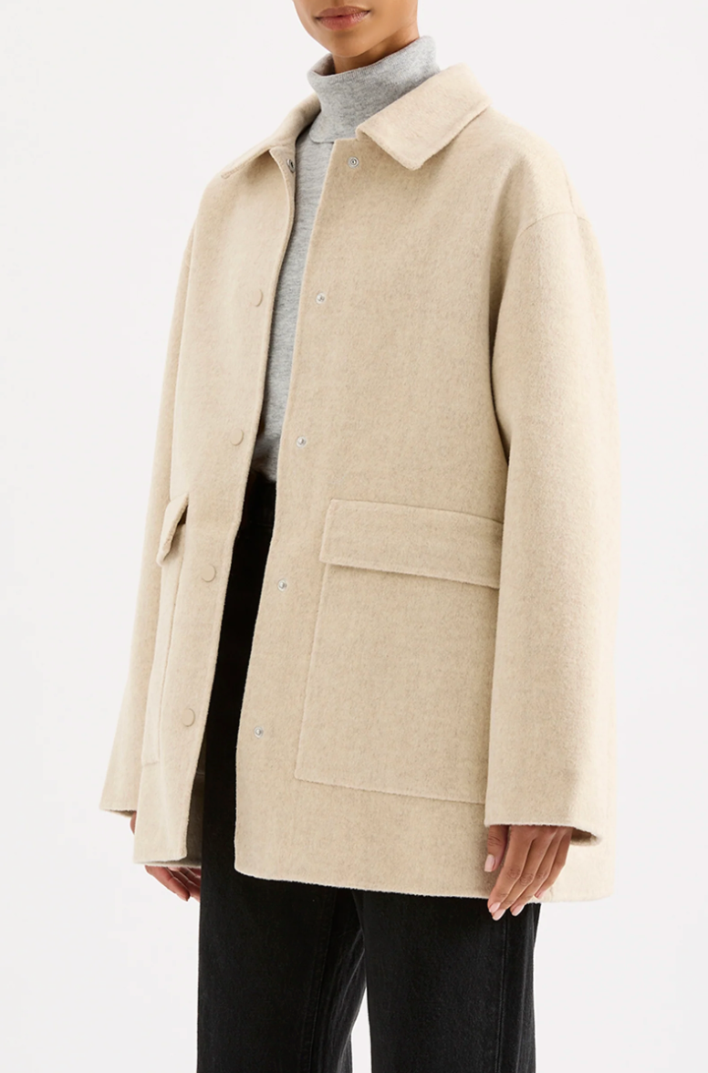 Levi Wool Coat Oat