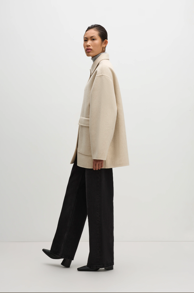Levi Wool Coat Oat