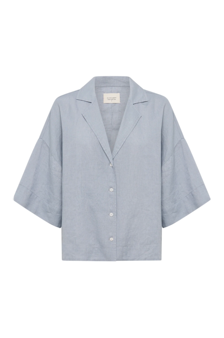 Lounge Linen Shirt Storm
