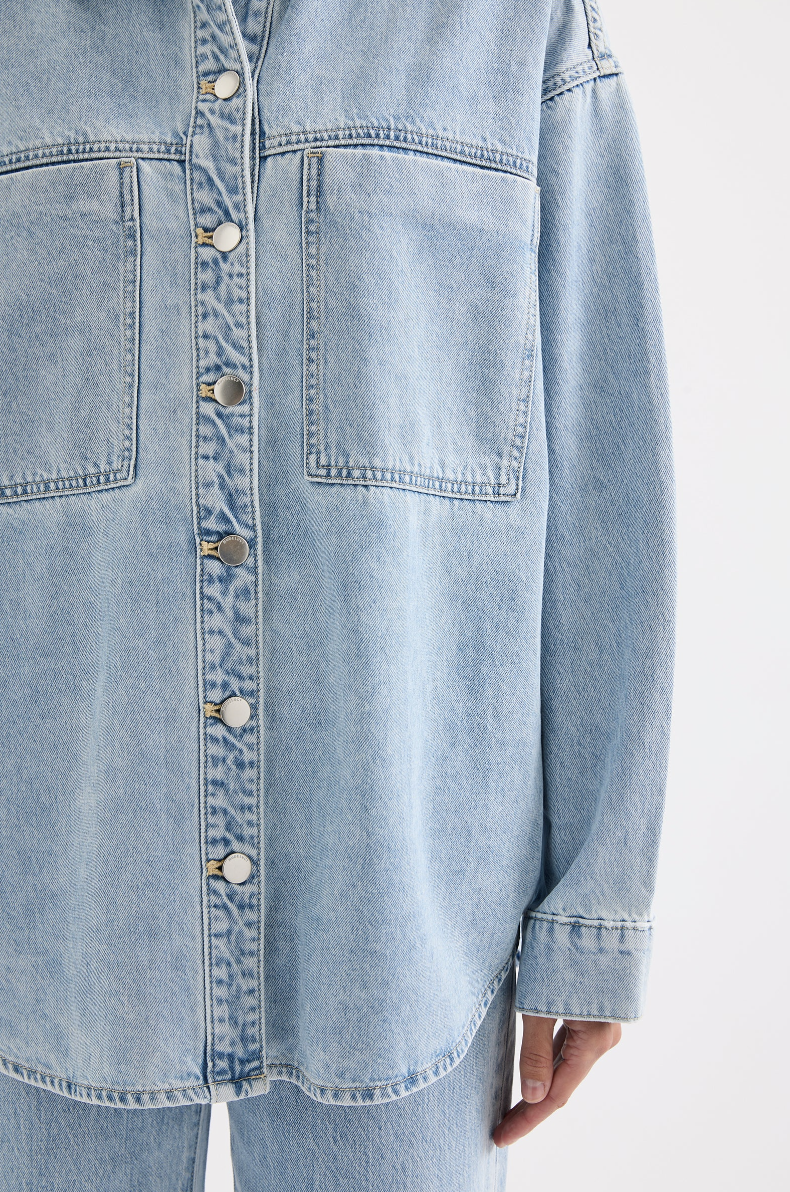 Sheeba Denim Shirt Sky Blue