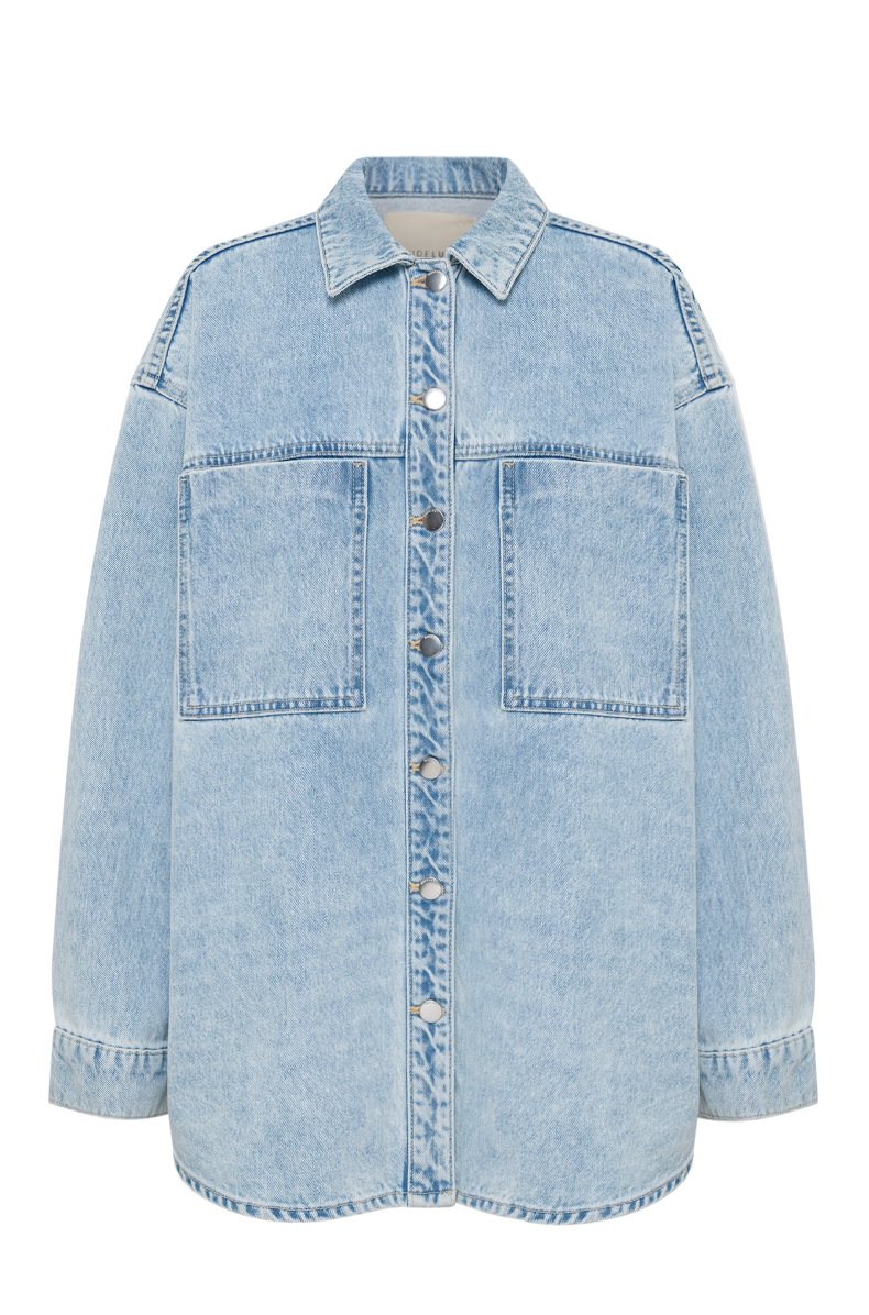 Sheeba Denim Shirt Sky Blue