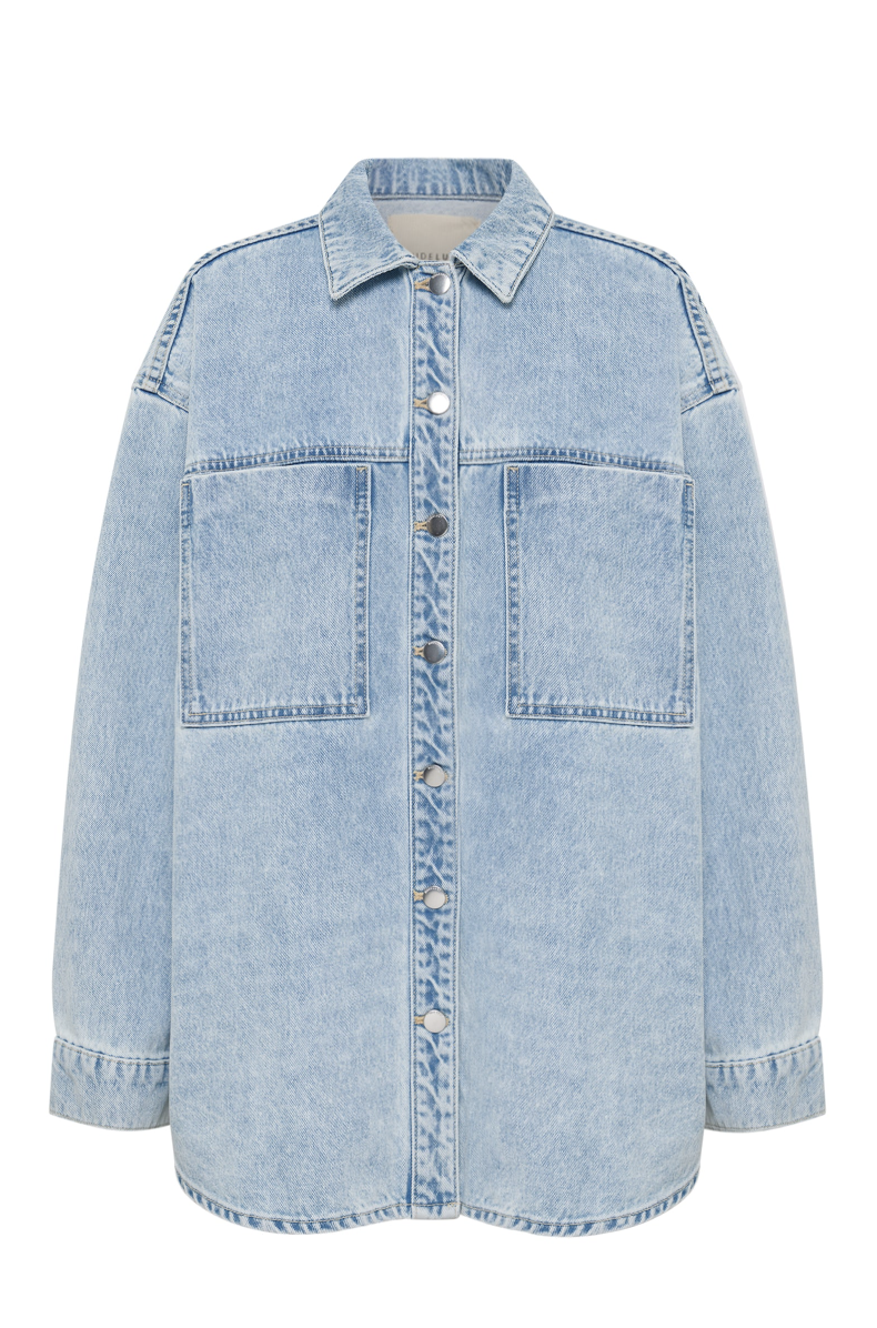 Sheeba Denim Shirt Sky Blue