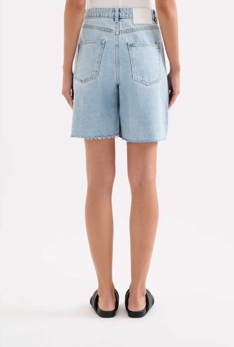 Sheeba Denim Short Sky Blue