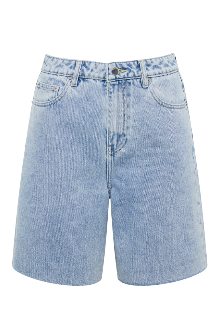 Sheeba Denim Short Sky Blue