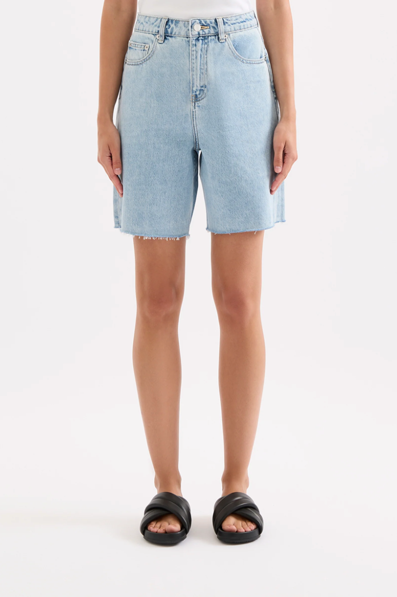 Sheeba Denim Short Sky Blue