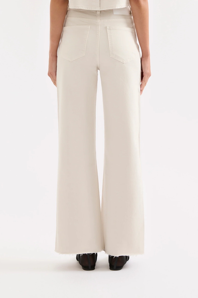Cali Stretch Wide Leg Jean Dune