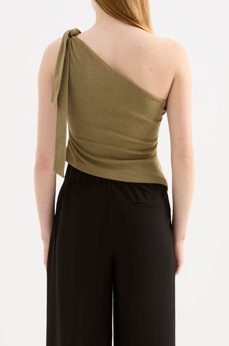 Fiora Mesh Top Olive