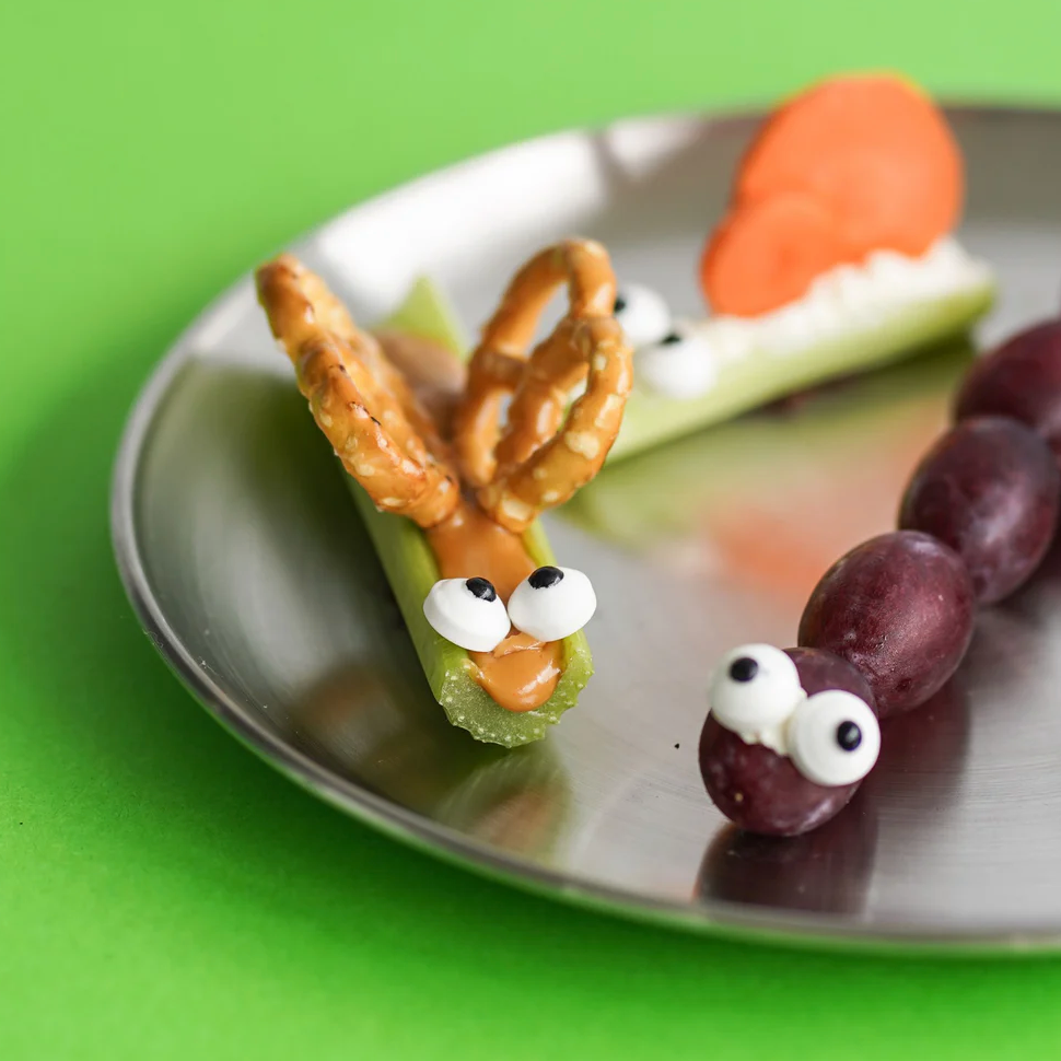 Kids Stainless Steel Round Plate