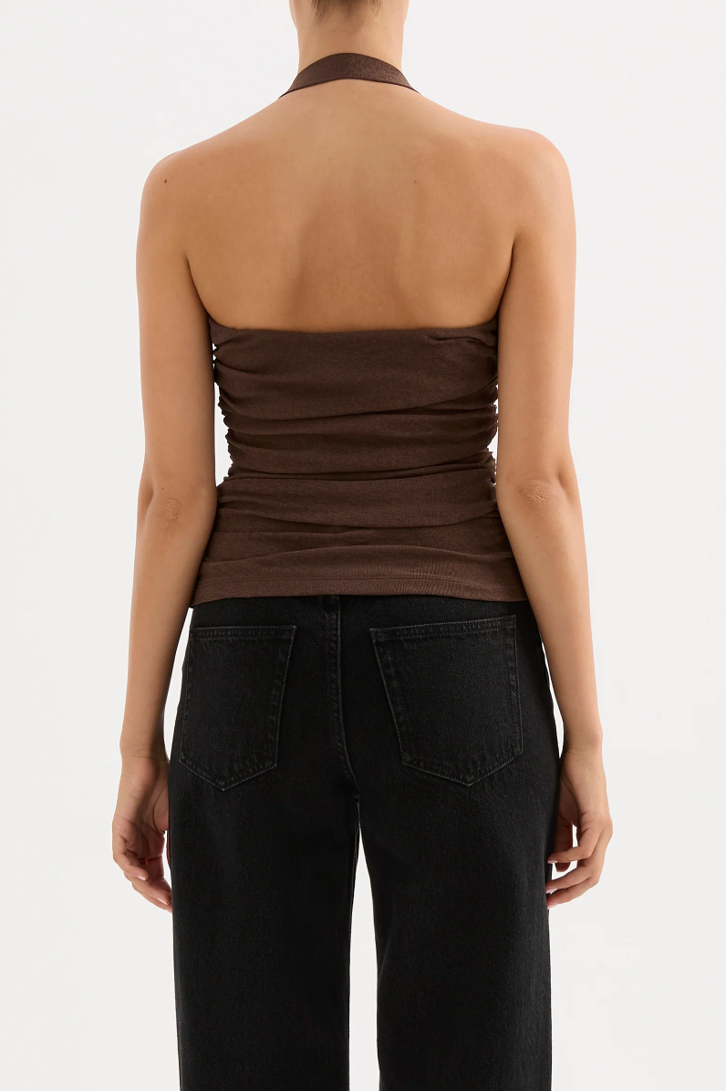 Hermione Mesh Top Choc