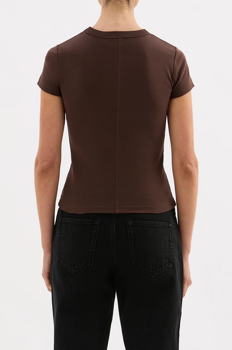 Organic Baby Tee Chocolate