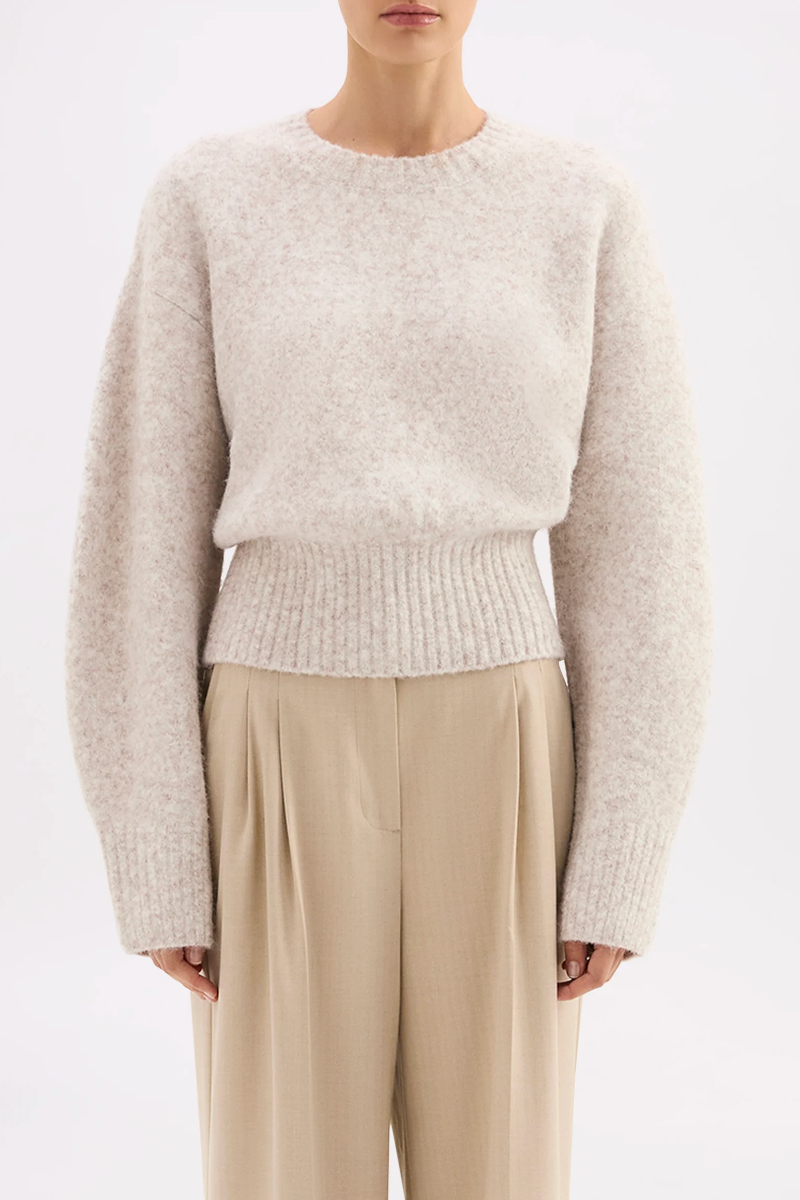 Elsie Knit Cinder Marle