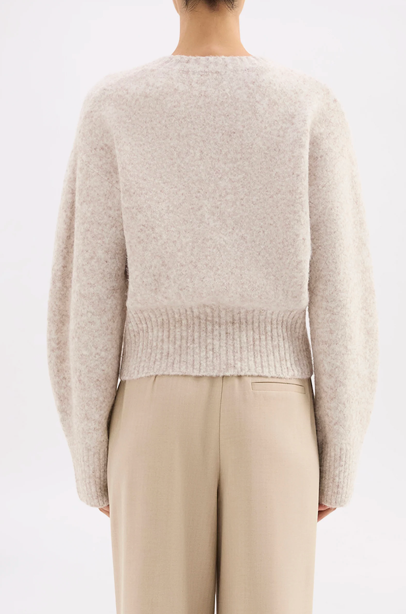 Elsie Knit Cinder Marle