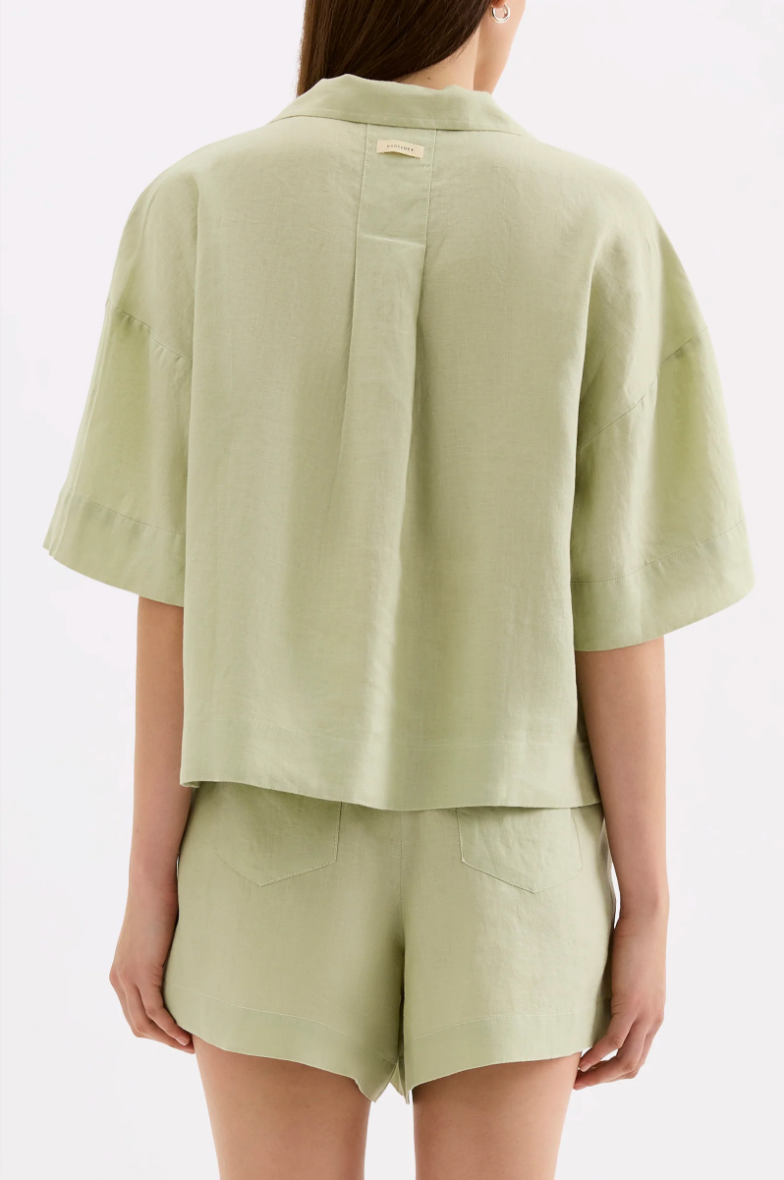 Lounge Linen Shirt Dew