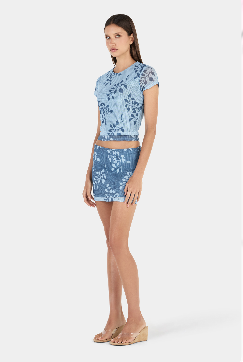 Molly Mini Skirt Steel Canopy
