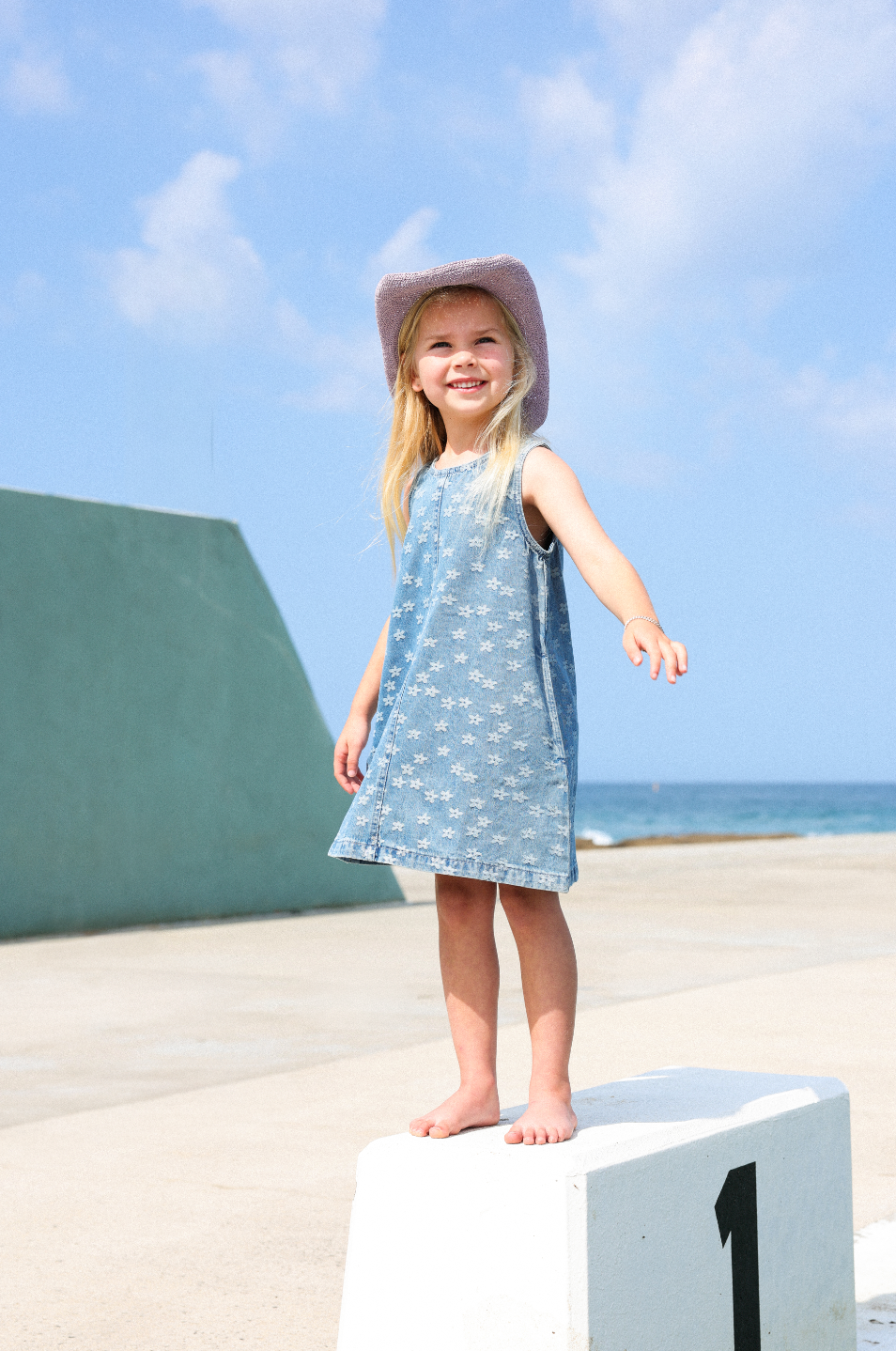 Daisy Denim Shift Dress