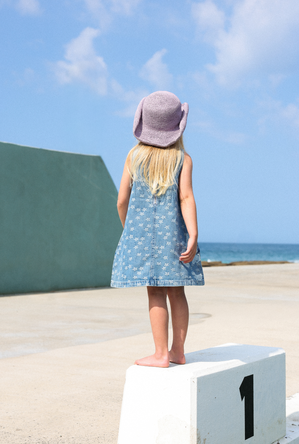 Daisy Denim Shift Dress