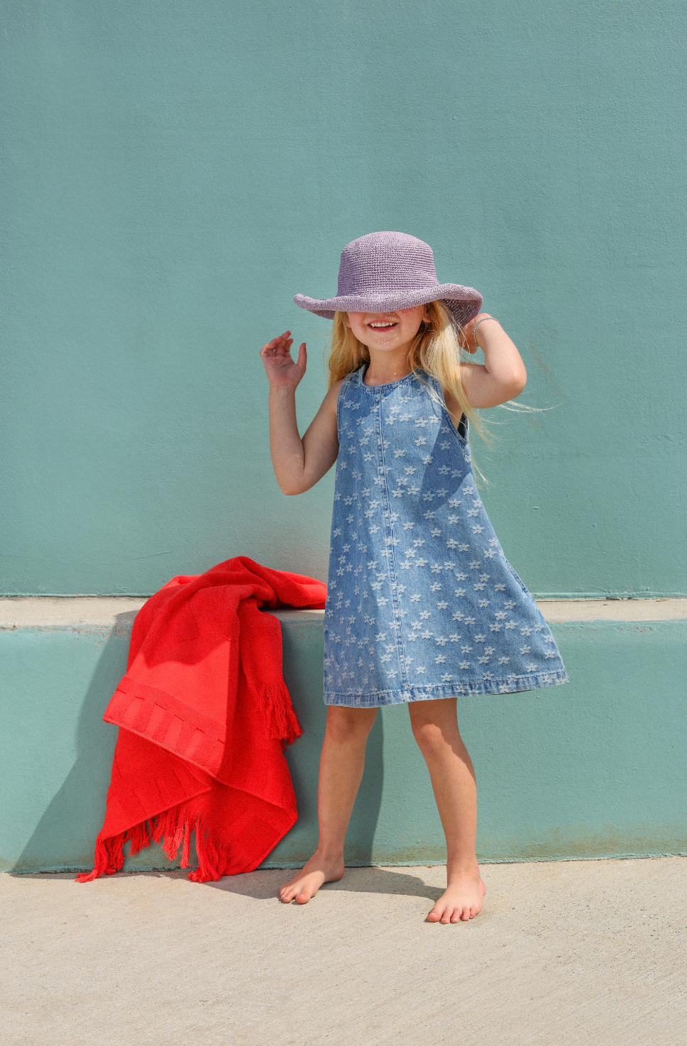 Daisy Denim Shift Dress