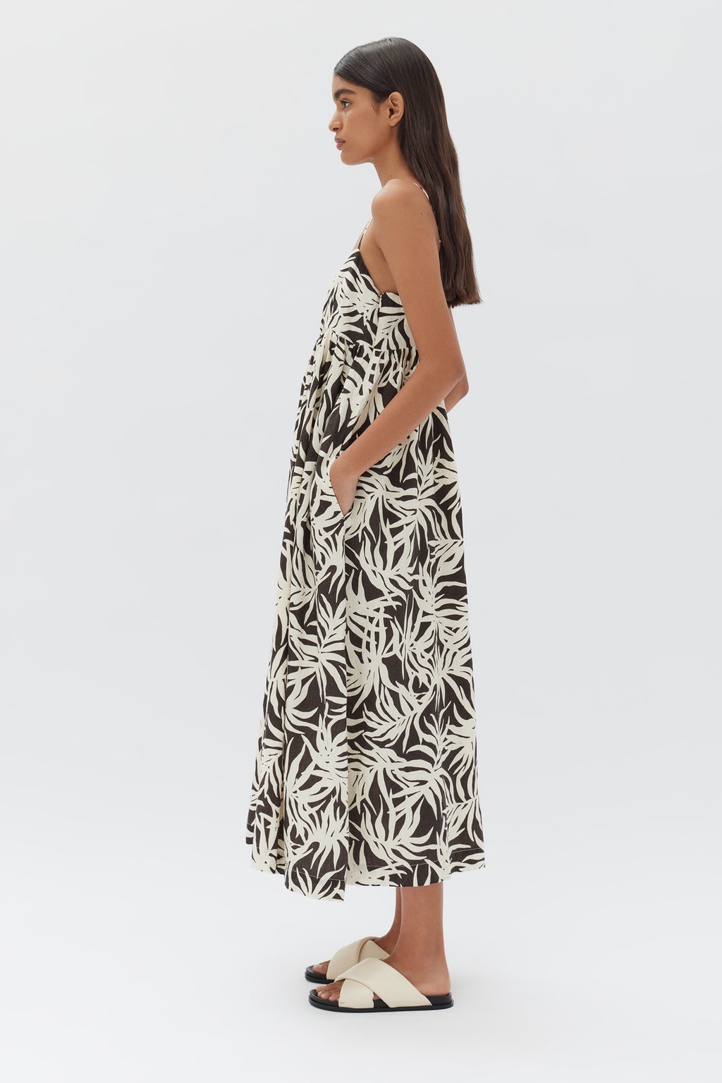 Seraphina Dress Cocoa Pandanus