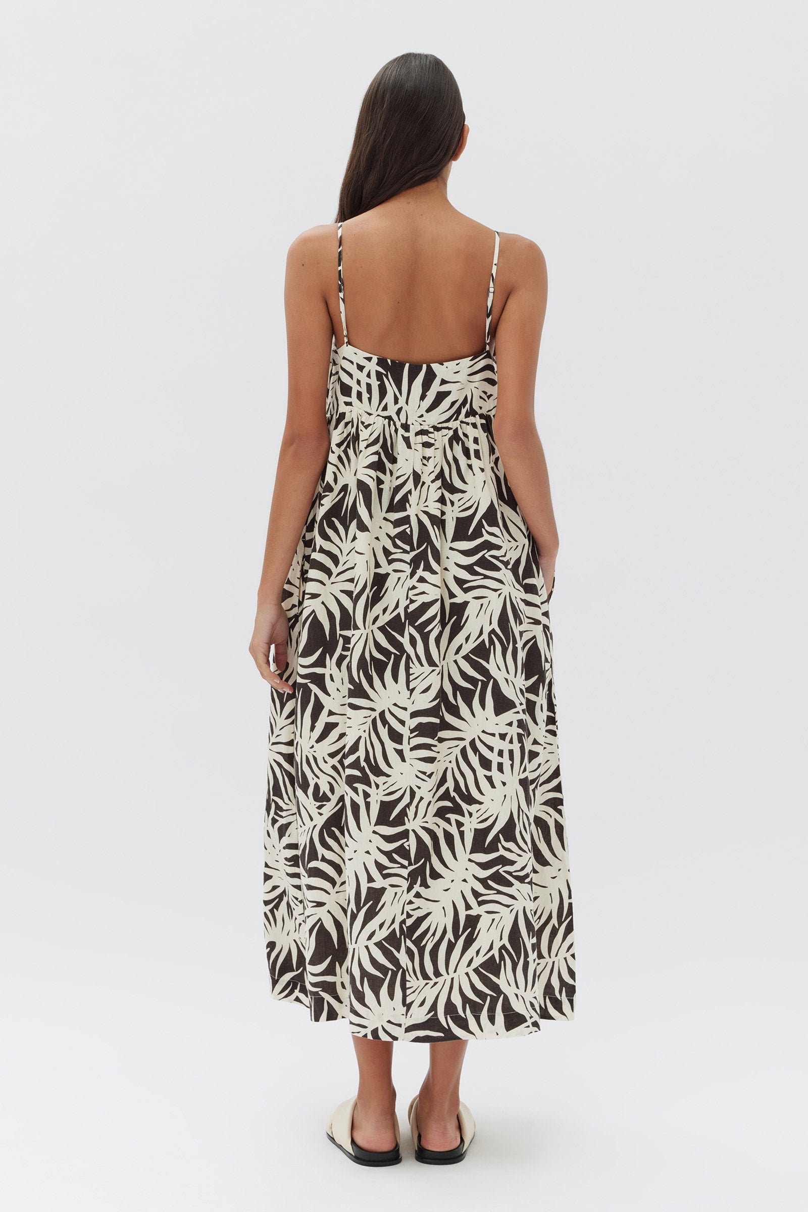 Seraphina Dress Cocoa Pandanus