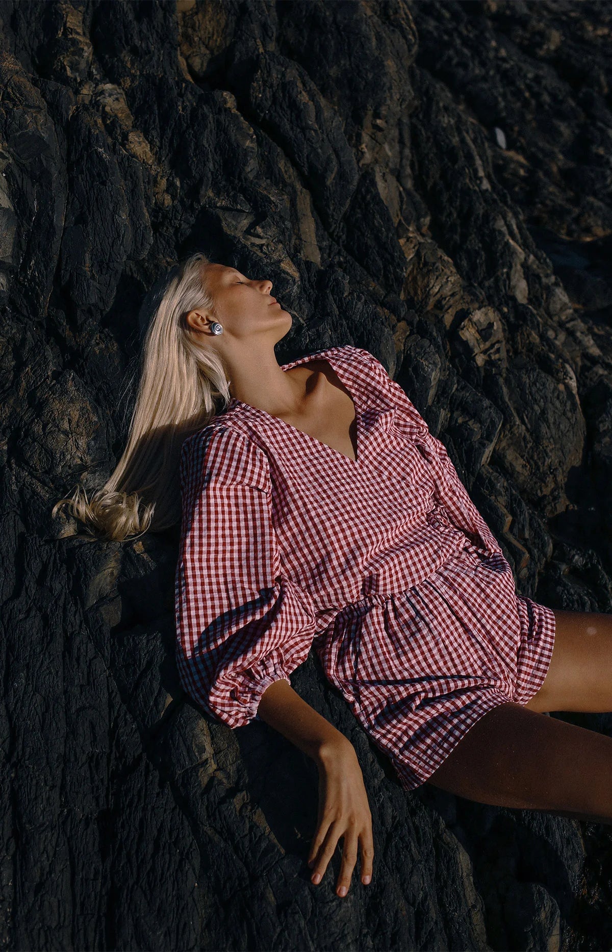 Ava Short Red Gingham