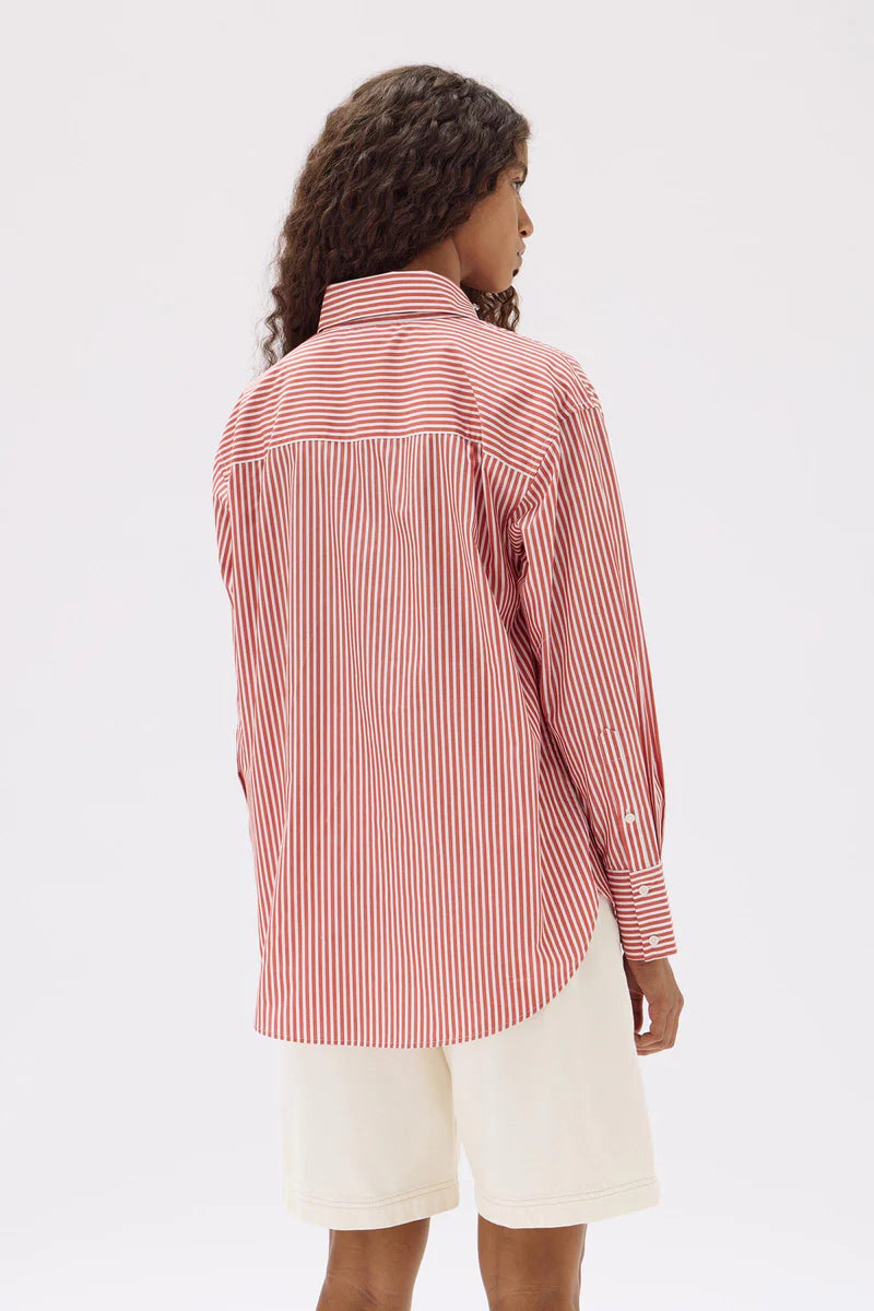 Signature Poplin Shirt Papaya
