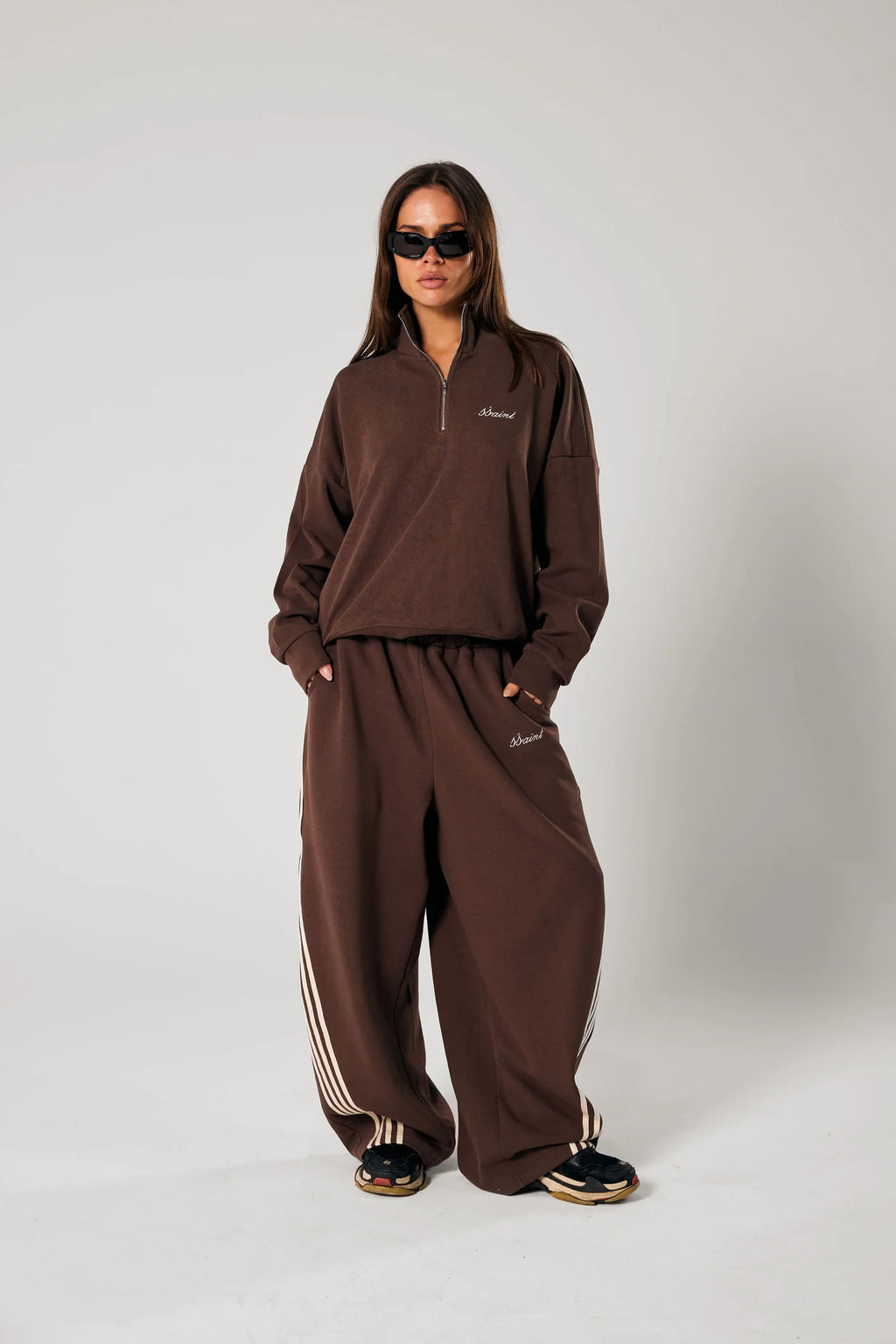 SSAINT Barrel Pants Brown