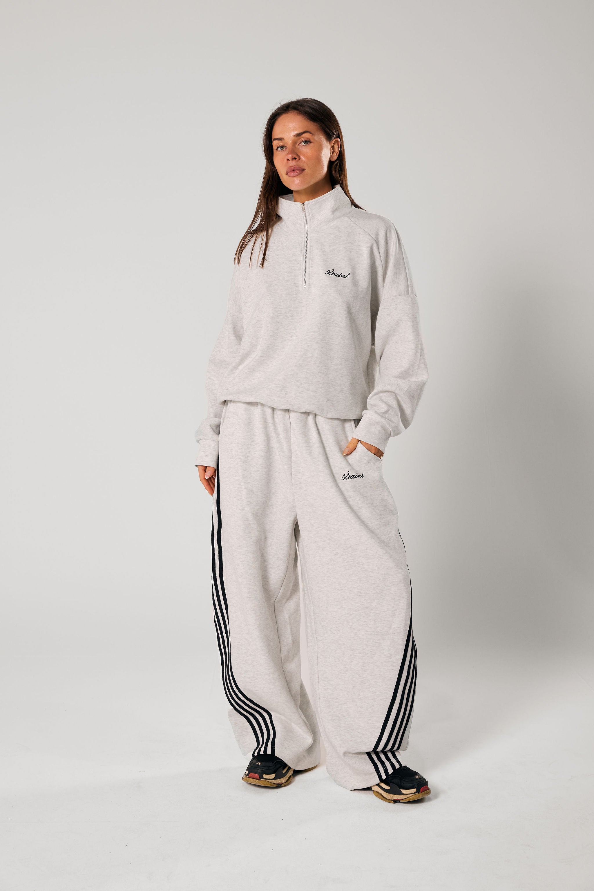 Grey Barrel Pants