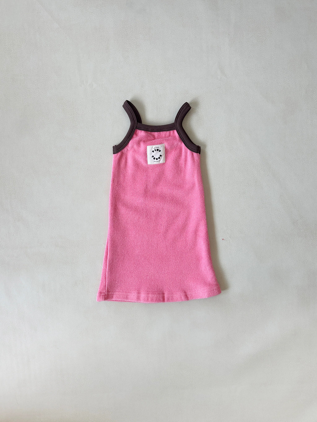 Stevie Terry Towelling Dress Pink