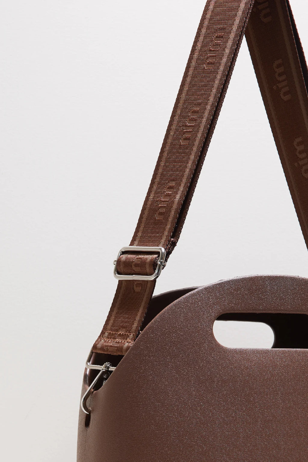 Shoulder Strap Cocoa Silver Mono