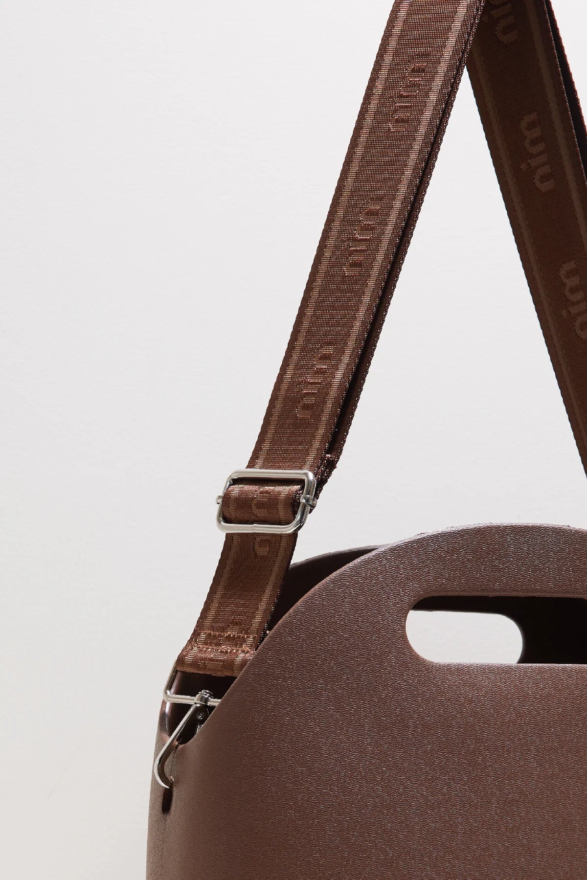 Shoulder Strap Cocoa Silver Mono