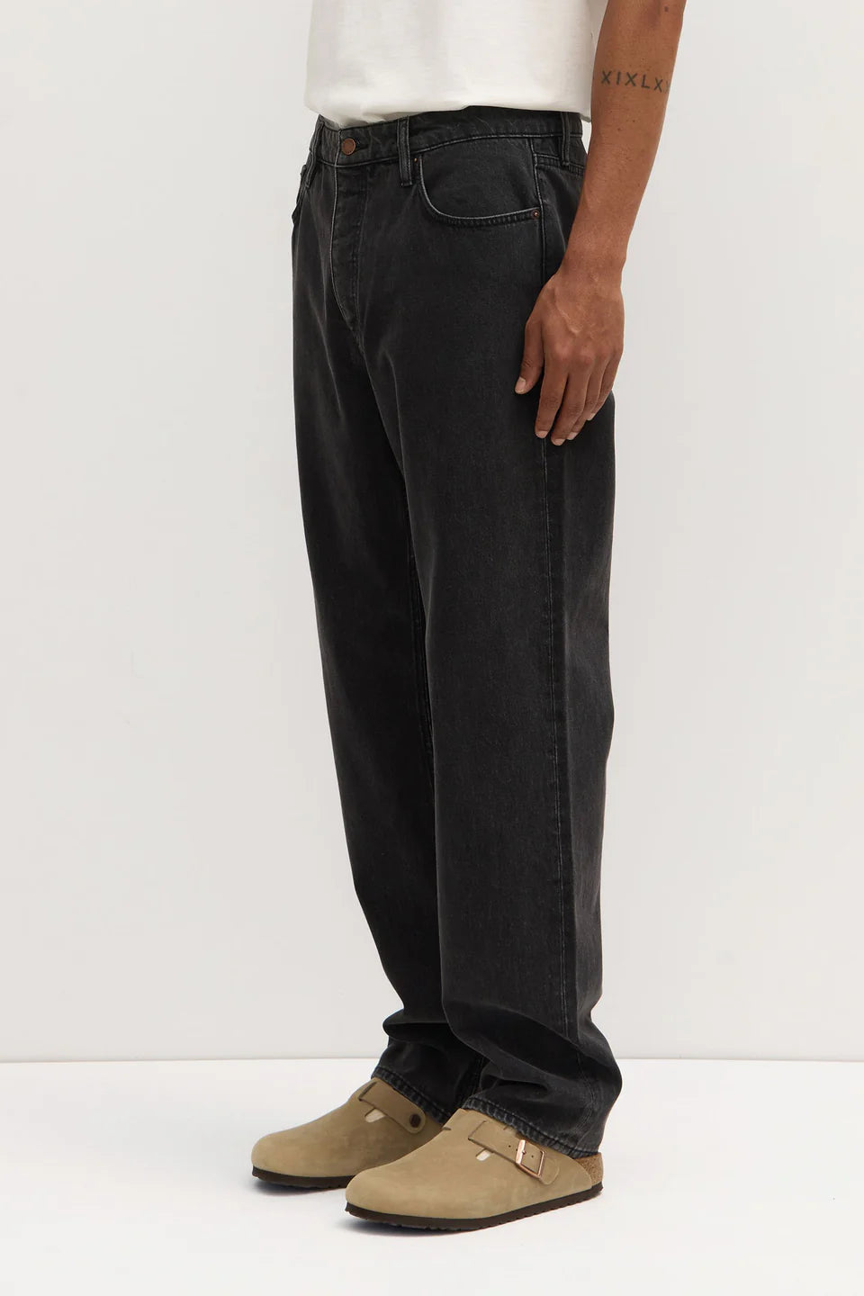 Mens Straight Jean Vintage Black