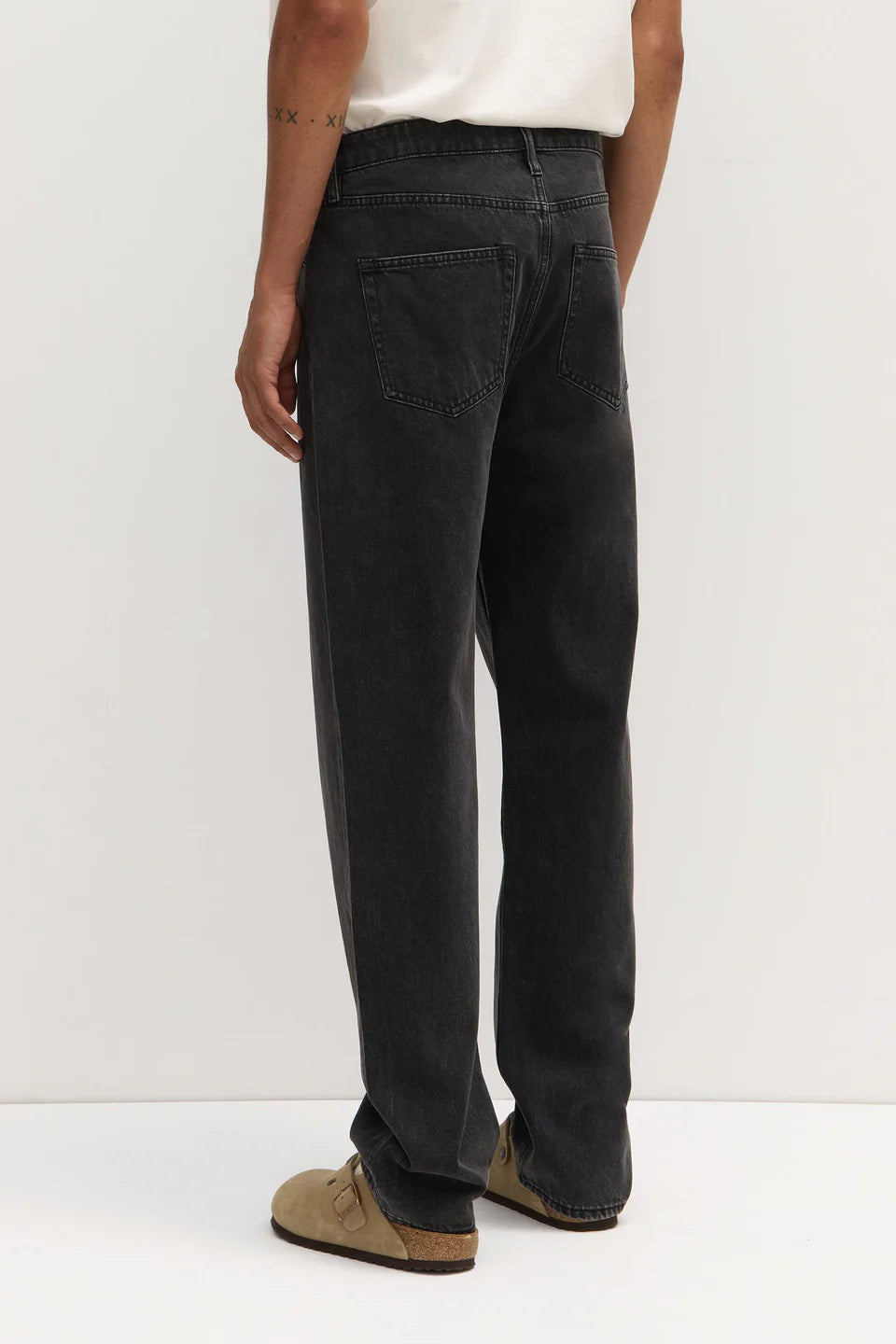 Mens Straight Jean Vintage Black