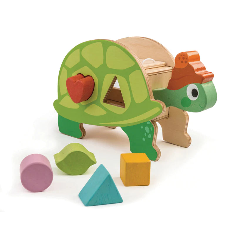 Wooden Tortoise Shape Sorter