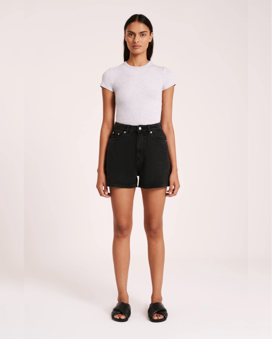 Organic Mom Short Black