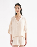 Lounge Linen Shirt Panacotta