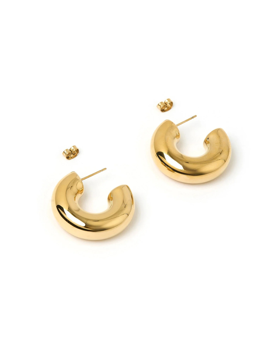 Bella Gold Hoop Earrings