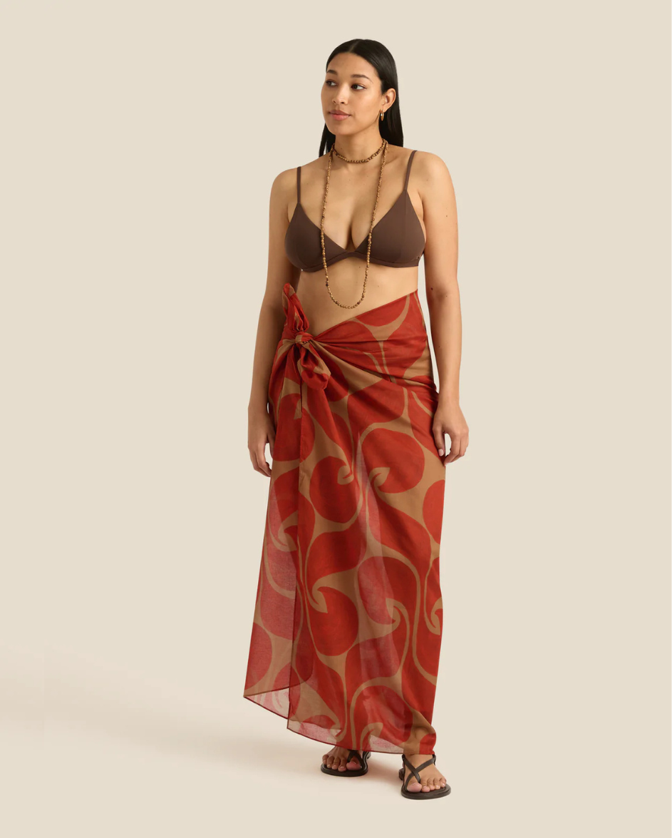 Square Pareo Wave Spice