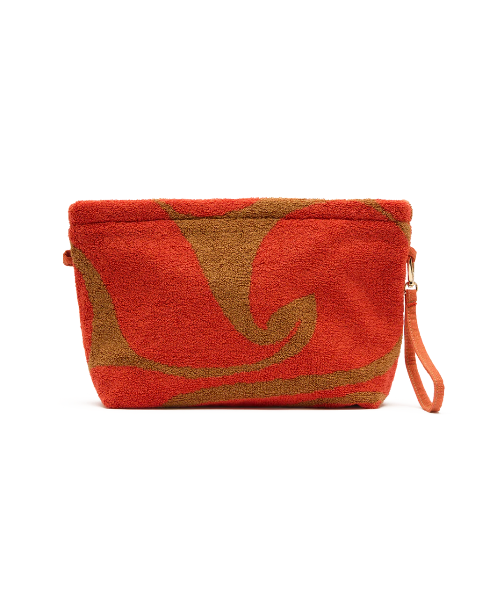 Towelling Pouch Wave Spice